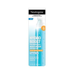 Neutrogena Hydro Boost Weightless Facial Moisturizer with Hyaluronic Acid - SPF 50 - Fragrance Free - 1.7 Fl Oz: Gel for Dry, Sensitive Skin